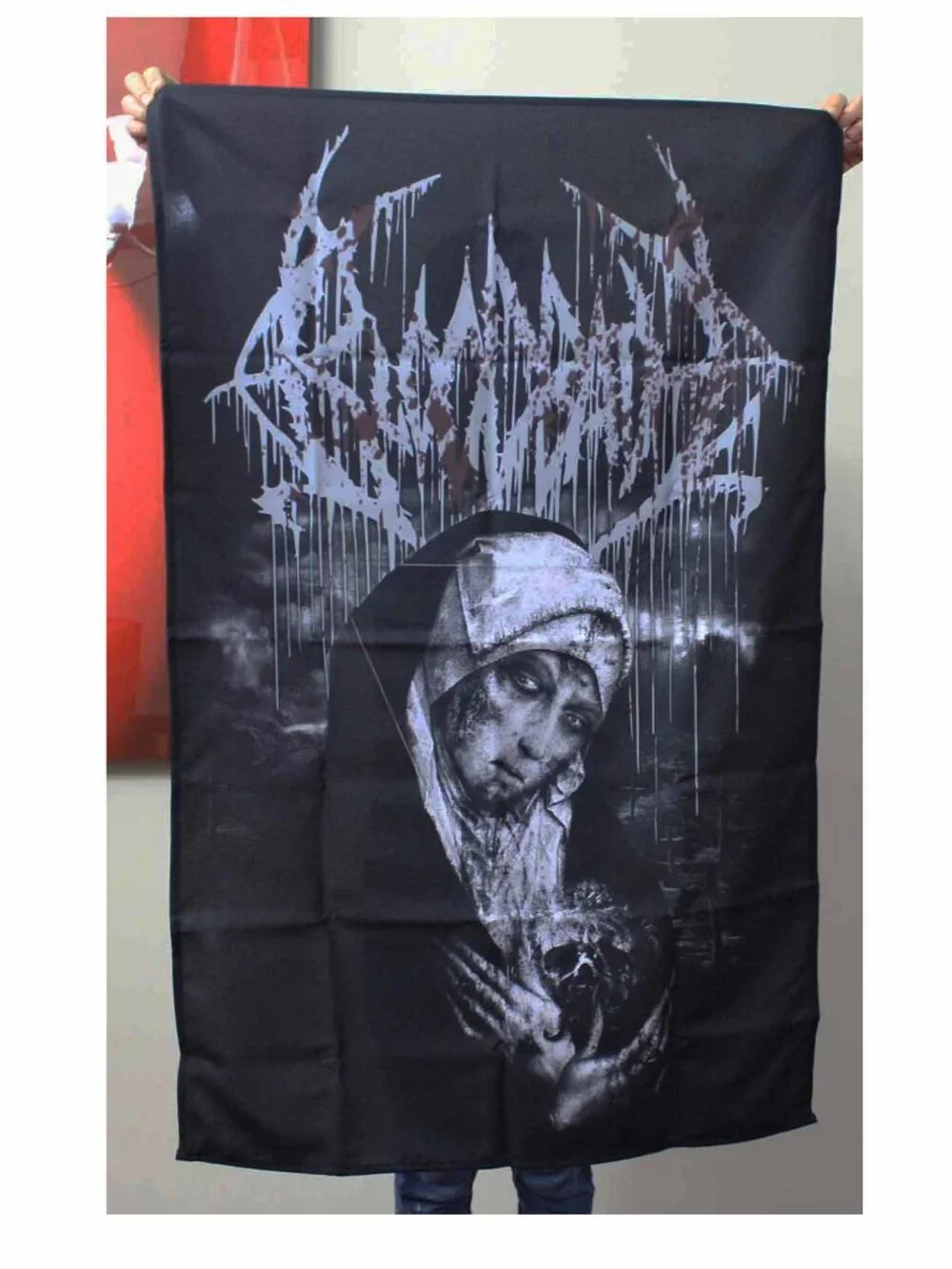 BLOODBATH GRAND MORBID FUNERAL Tapestry Fabric Cloth Poster Flag Banner Box 3